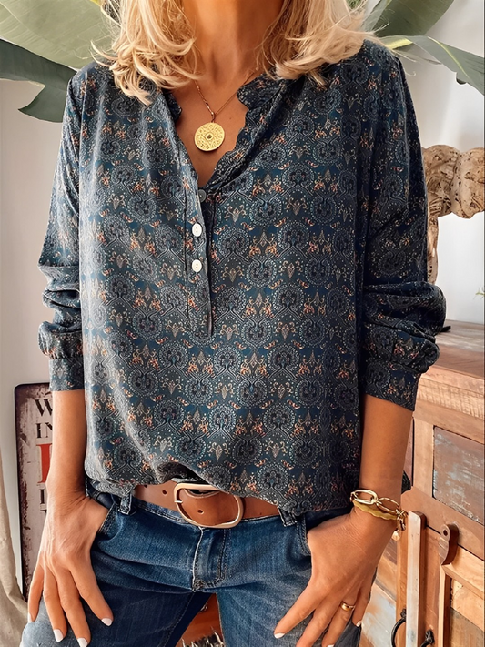 Adelinde – Ligero Top Vintage de Verano