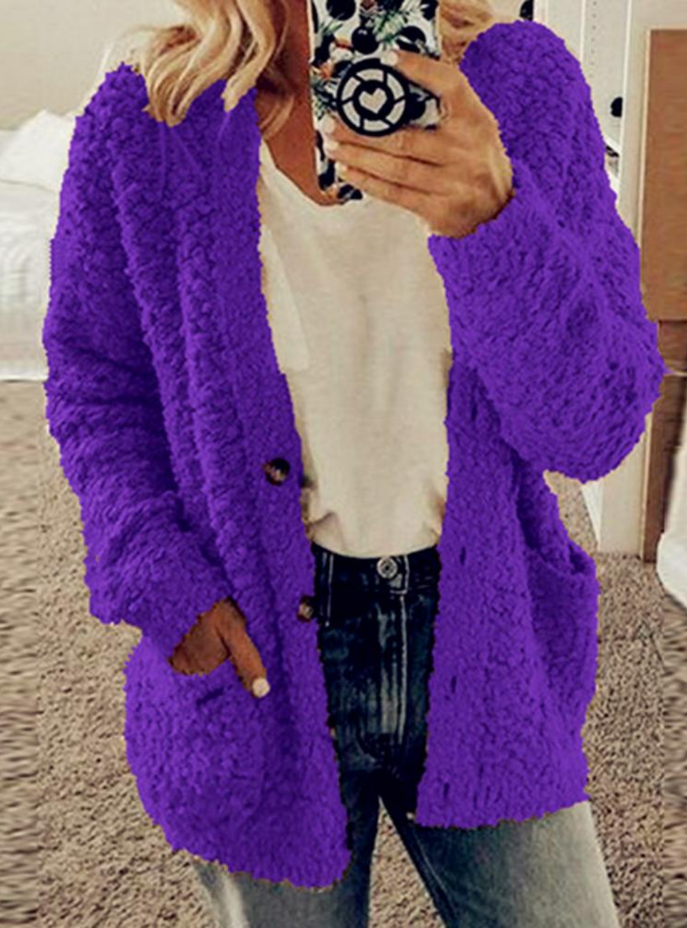 Elaine – Cálida Chaqueta de Punto