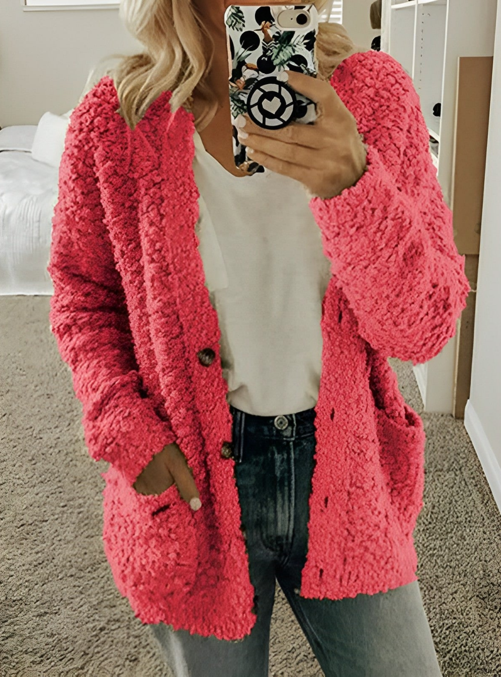 Elaine – Cálida Chaqueta de Punto