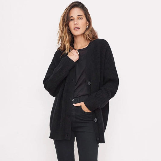 Leah – Cardigan de Cashmere Extra Largo
