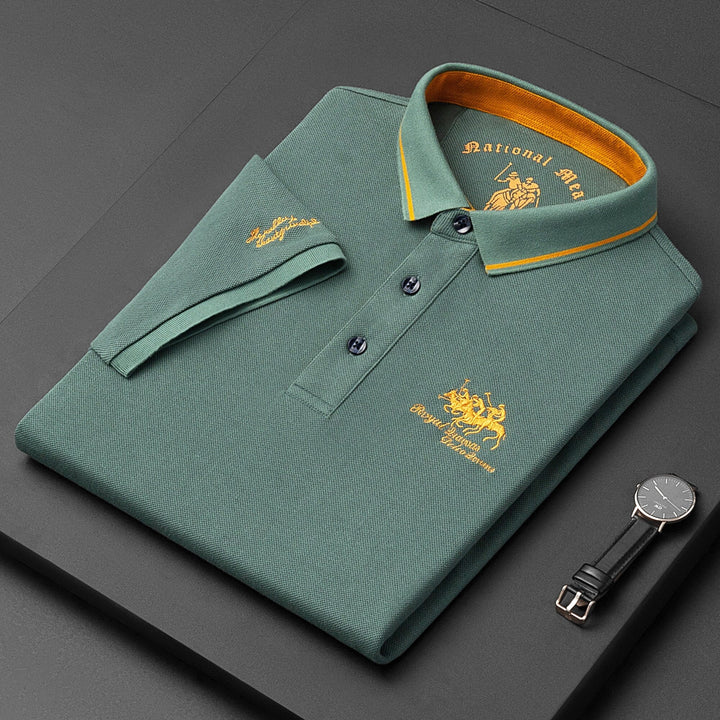 Taro – Cómoda camiseta polo para hombre con botones
