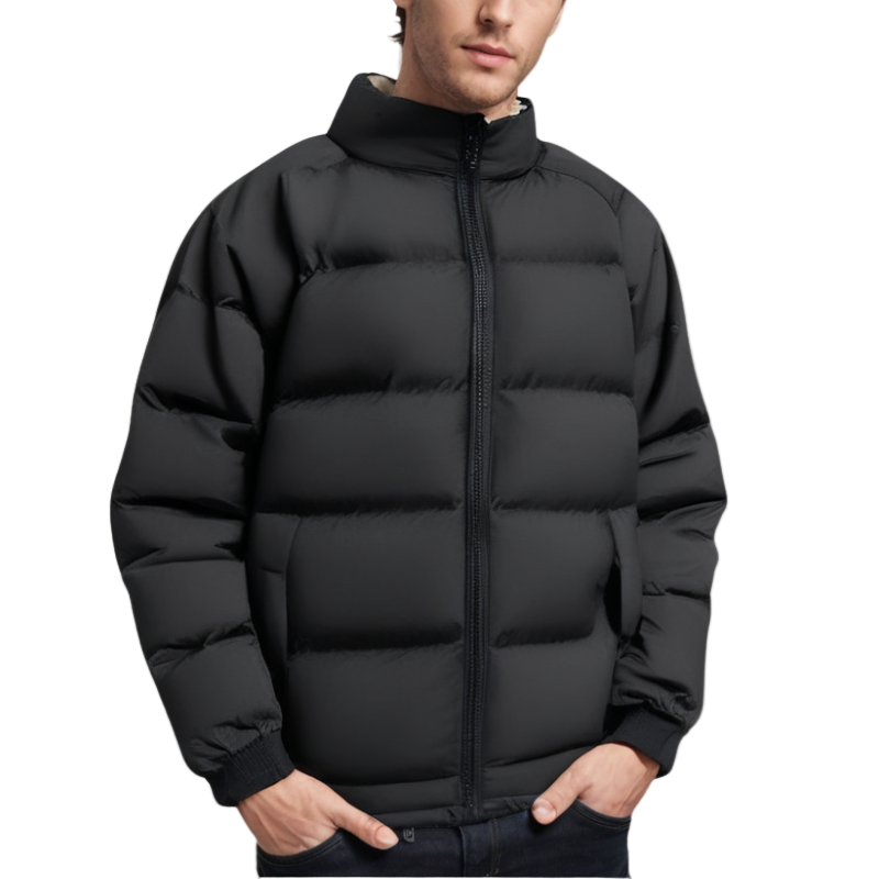 Calvin – Chaqueta Puffer para Hombres con Forro de Polar