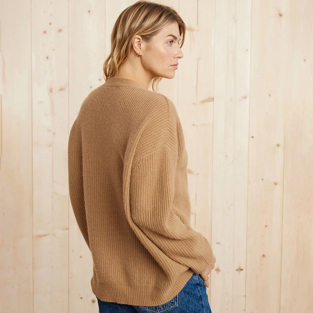 Leah – Cardigan de Cashmere Extra Largo