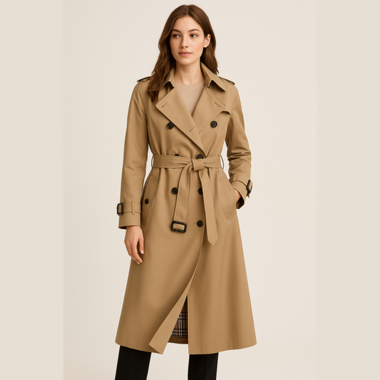 Chloé – Gabardina de mujer con doble botones
