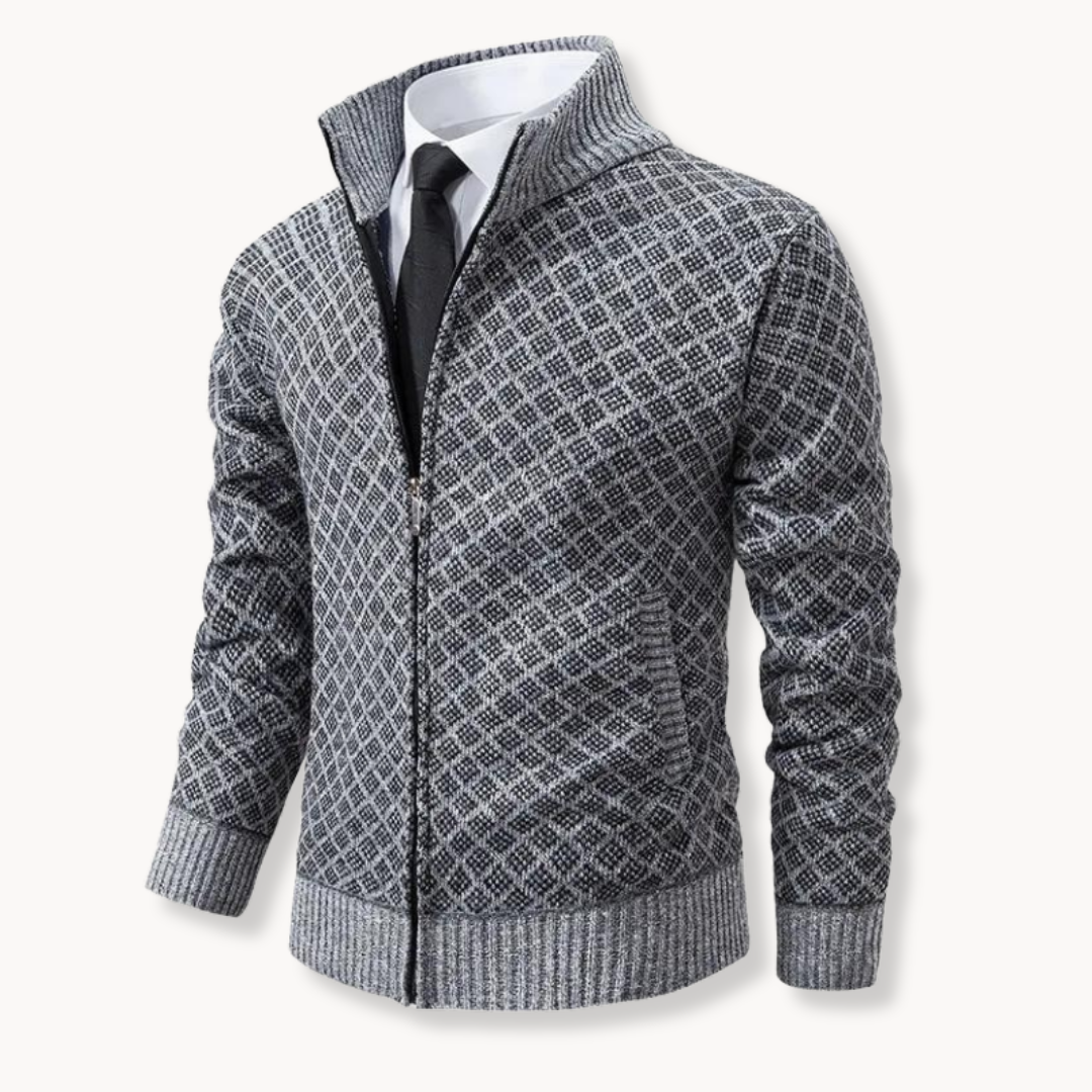 Julien – Cuello Alto con Diseño Tejido