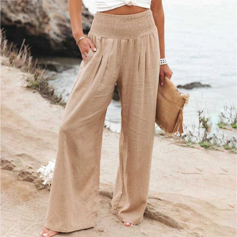 Reina – Pantalón de verano tropical