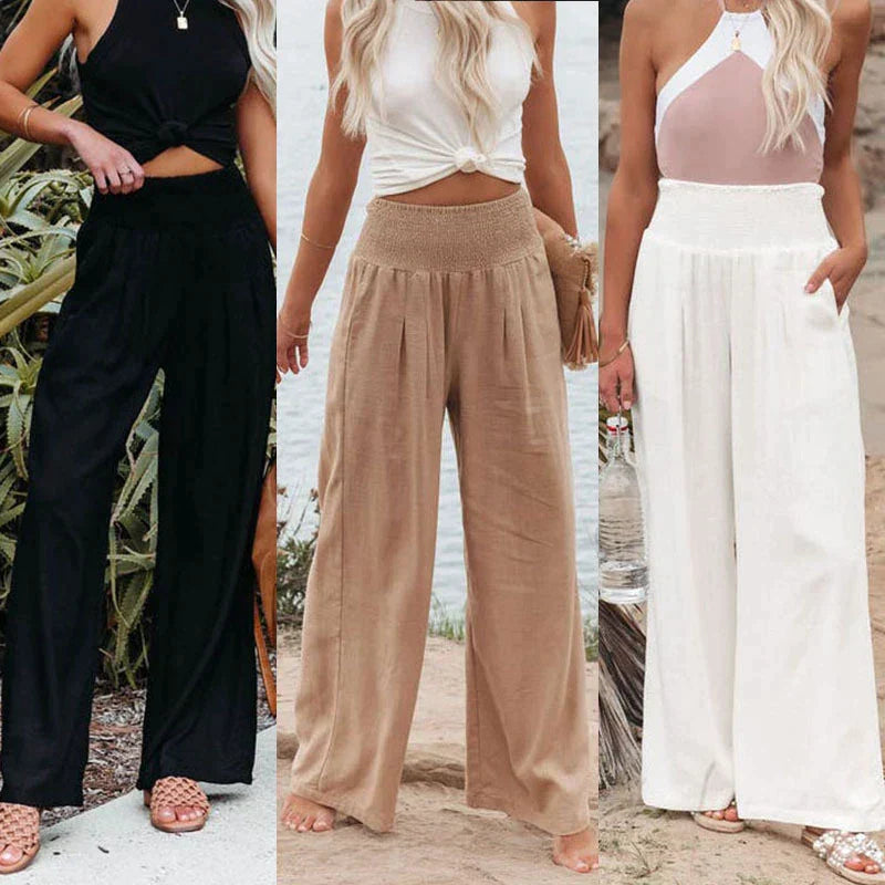 Reina – Pantalón de verano tropical