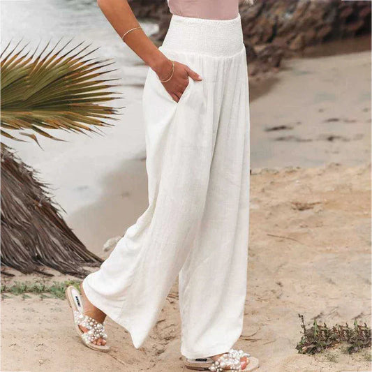 Reina – Pantalón de verano tropical