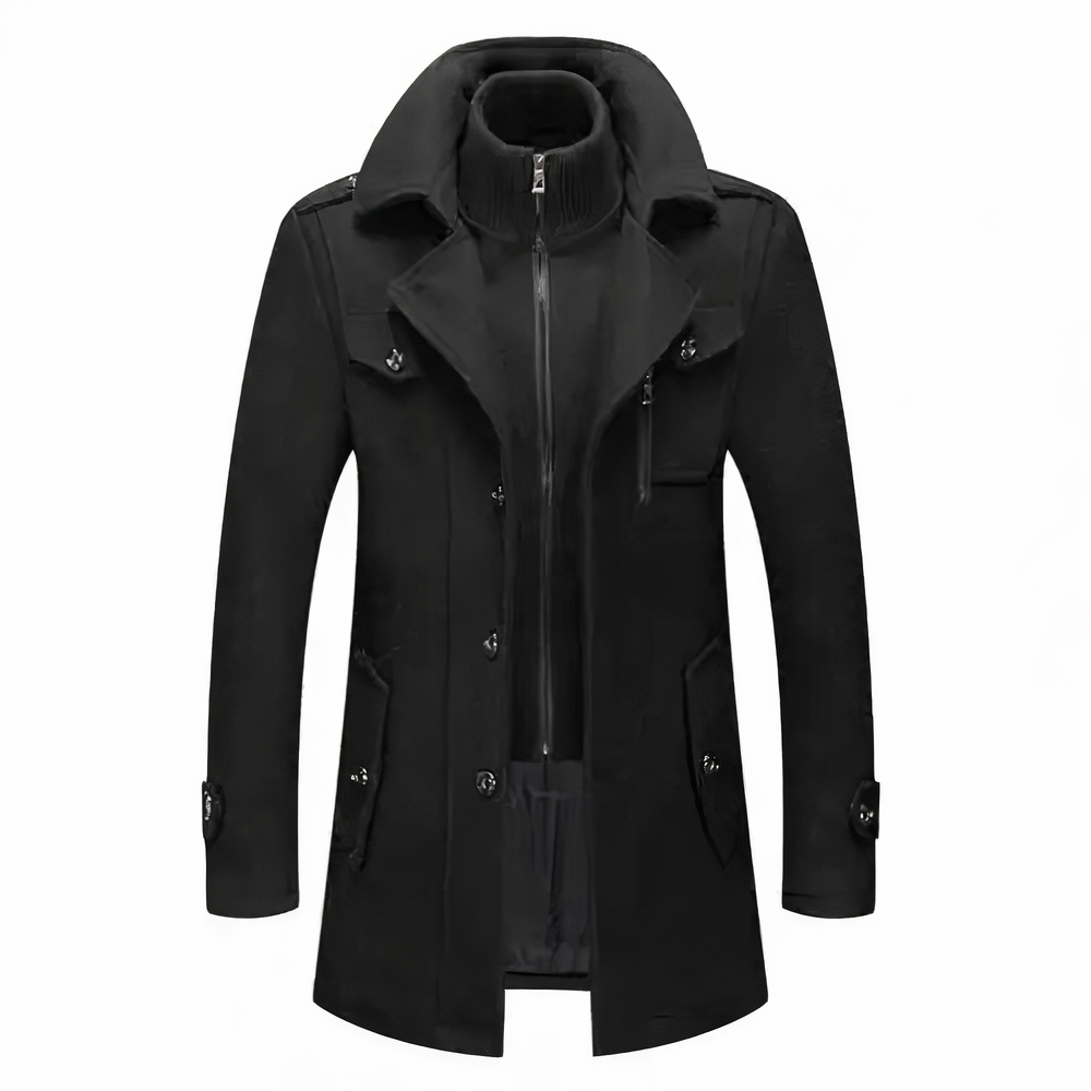 Grayson – Chaqueta Moderna con Doble Cuello para Hombre