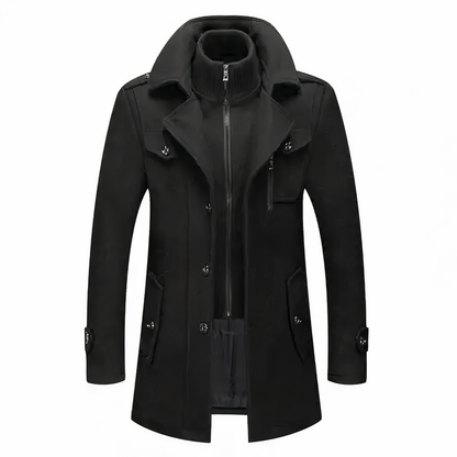 Grayson – Chaqueta Moderna con Doble Cuello para Hombre