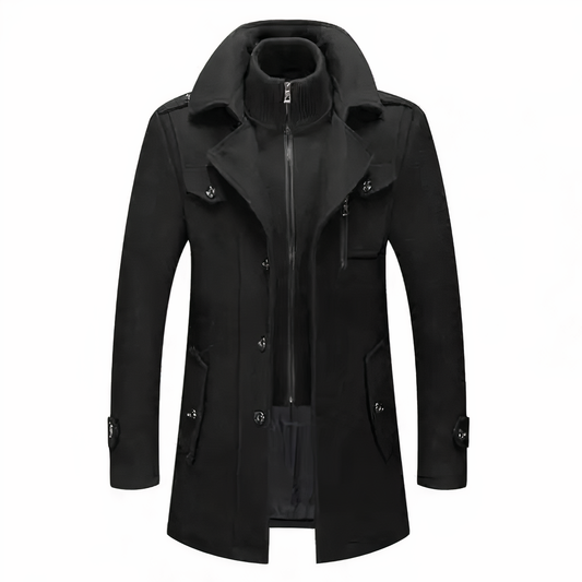 Grayson – Chaqueta Moderna con Doble Cuello para Hombre