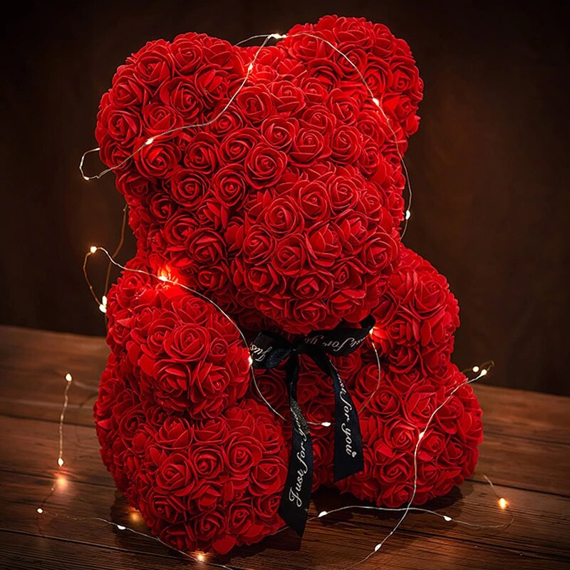 Adorbs – Osito de rosas en caja LED
