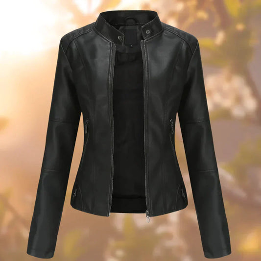 Hallec – Chaqueta de Cuero para Mujer