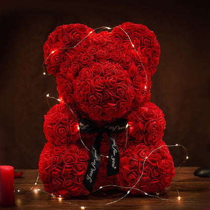 Adorbs – Osito de rosas en caja LED