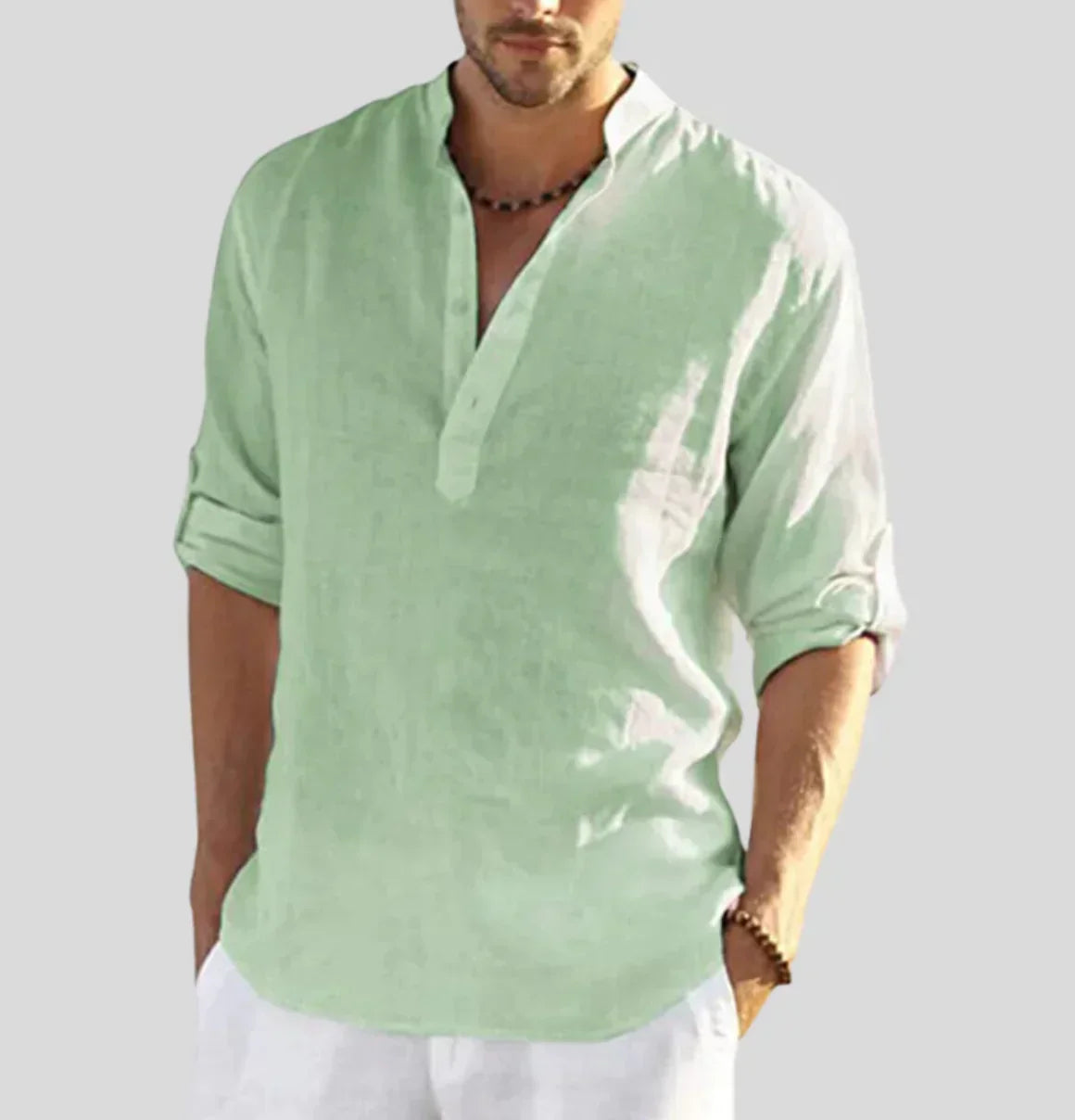 John – Camisa de lino para hombre