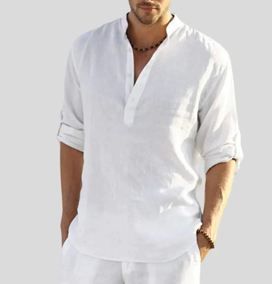 John – Camisa de lino para hombre