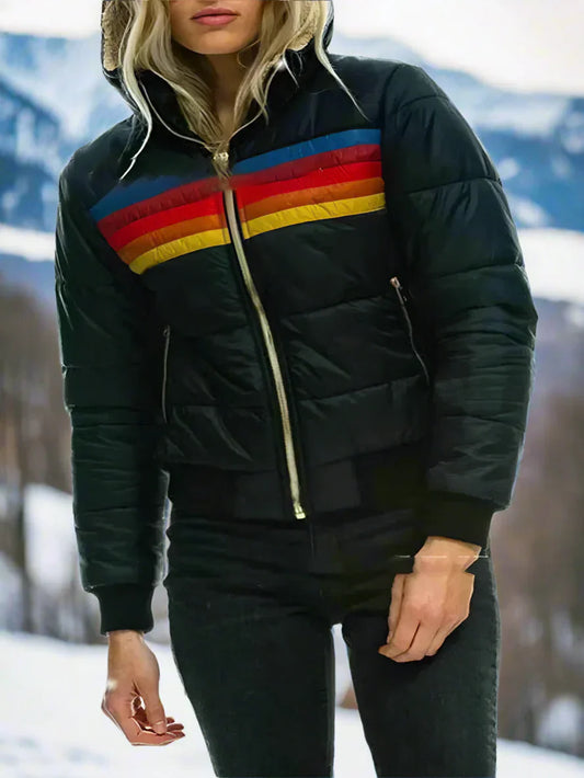 Hesterr – Abrigo de peluche para el invierno femenino