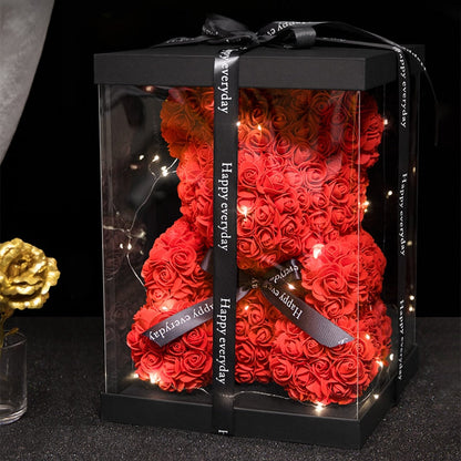 Adorbs – Osito de rosas en caja LED