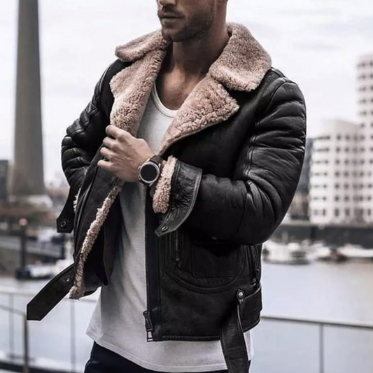Reginald – Cálida Chaqueta de Invierno para Hombre Estilo Diseñador