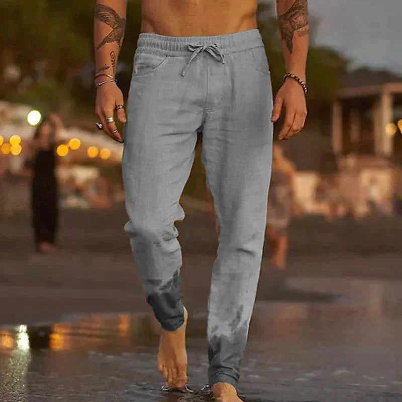 Carlito - Pantalones de lino casuales para hombres