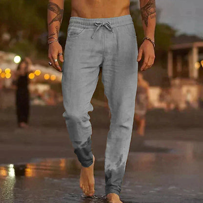 Carlito - Pantalones de lino casuales para hombres