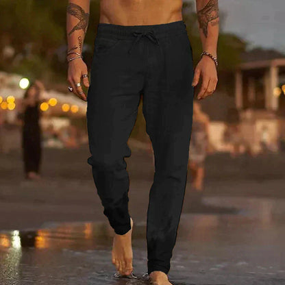 Carlito - Pantalones de lino casuales para hombres