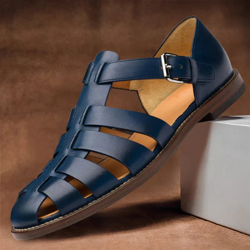 Blynn - Sandalias de Cuero Elegantes para Hombres
