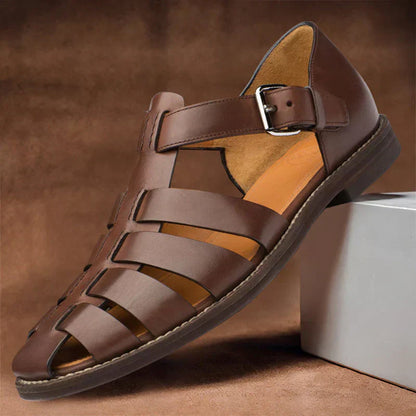 Blynn - Sandalias de Cuero Elegantes para Hombres