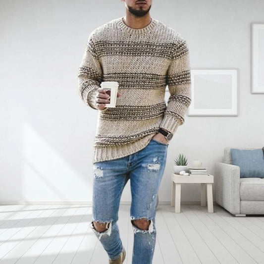 Carlo – Cálido suéter de punto para hombres