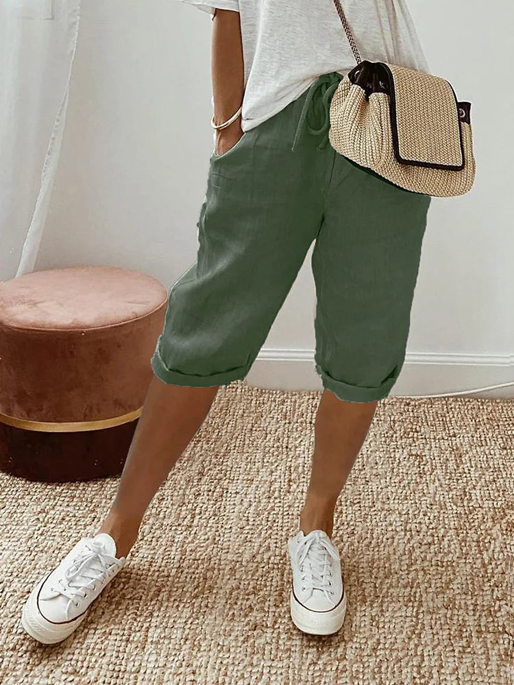 Nila – Shorts con cordones para el verano