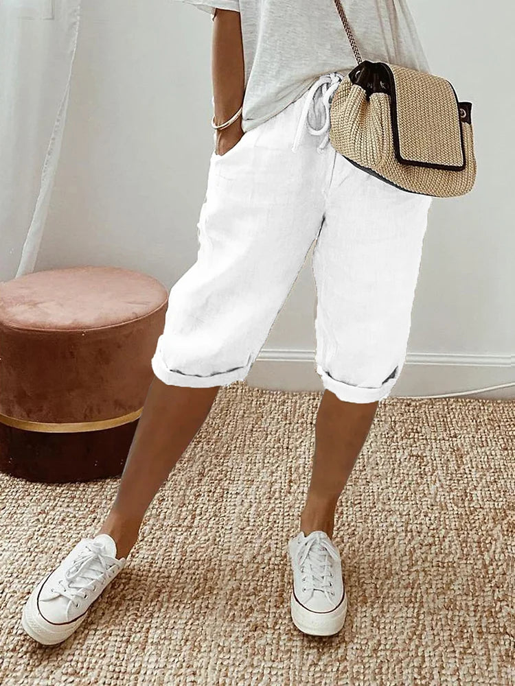 Nila – Shorts con cordones para el verano