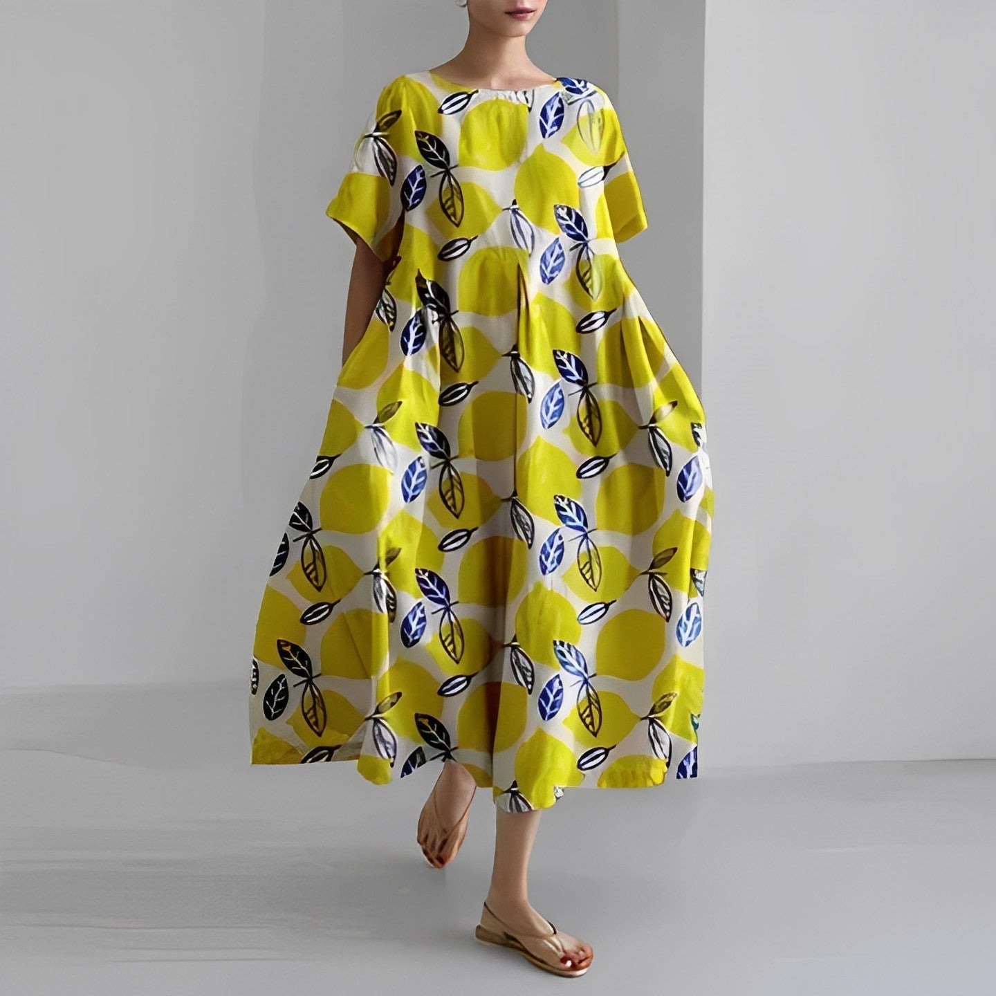 Ronja – Vestido Suelto Impreso