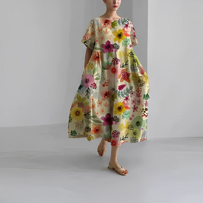 Ronja – Vestido Suelto Impreso