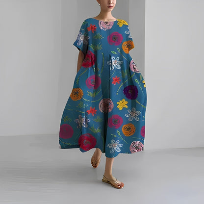 Ronja – Vestido Suelto Impreso
