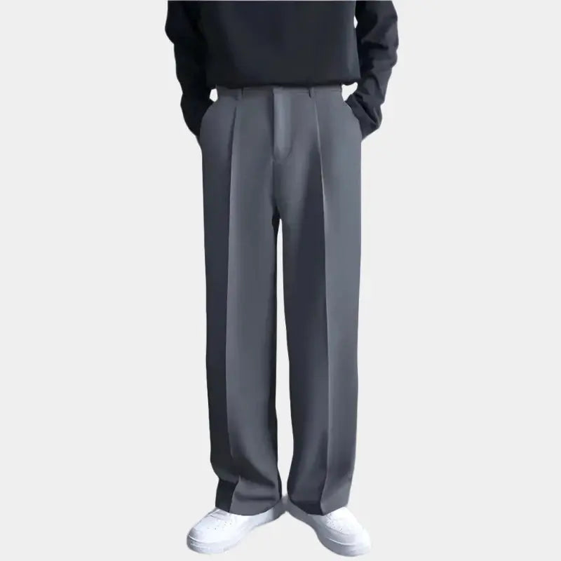 Emil – Pantalones masculinos anchos con pliegues