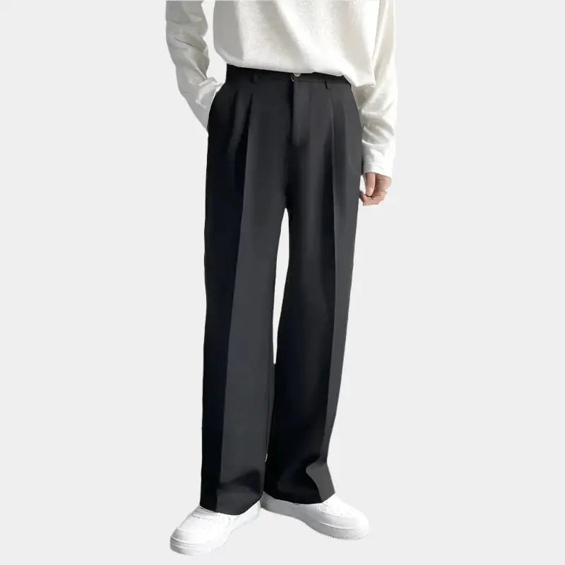 Emil – Pantalones masculinos anchos con pliegues
