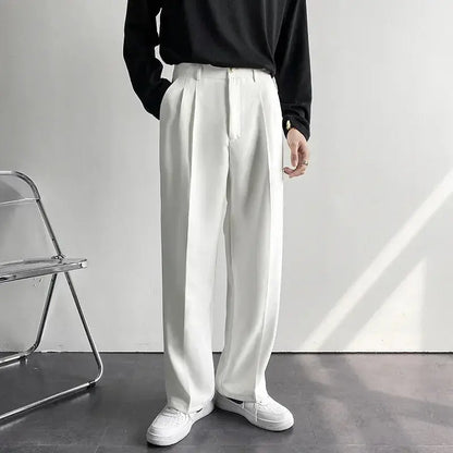 Emil – Pantalones masculinos anchos con pliegues