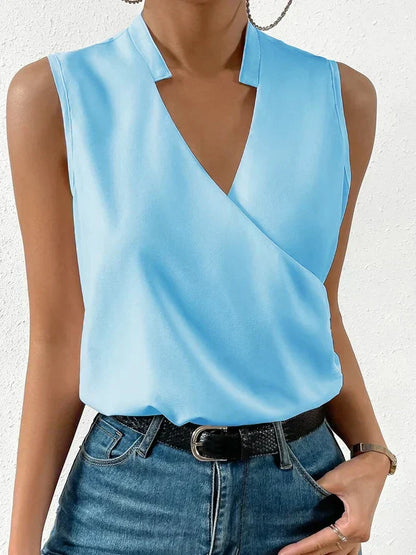 Alina – Ligero Top de Verano con Escote en V