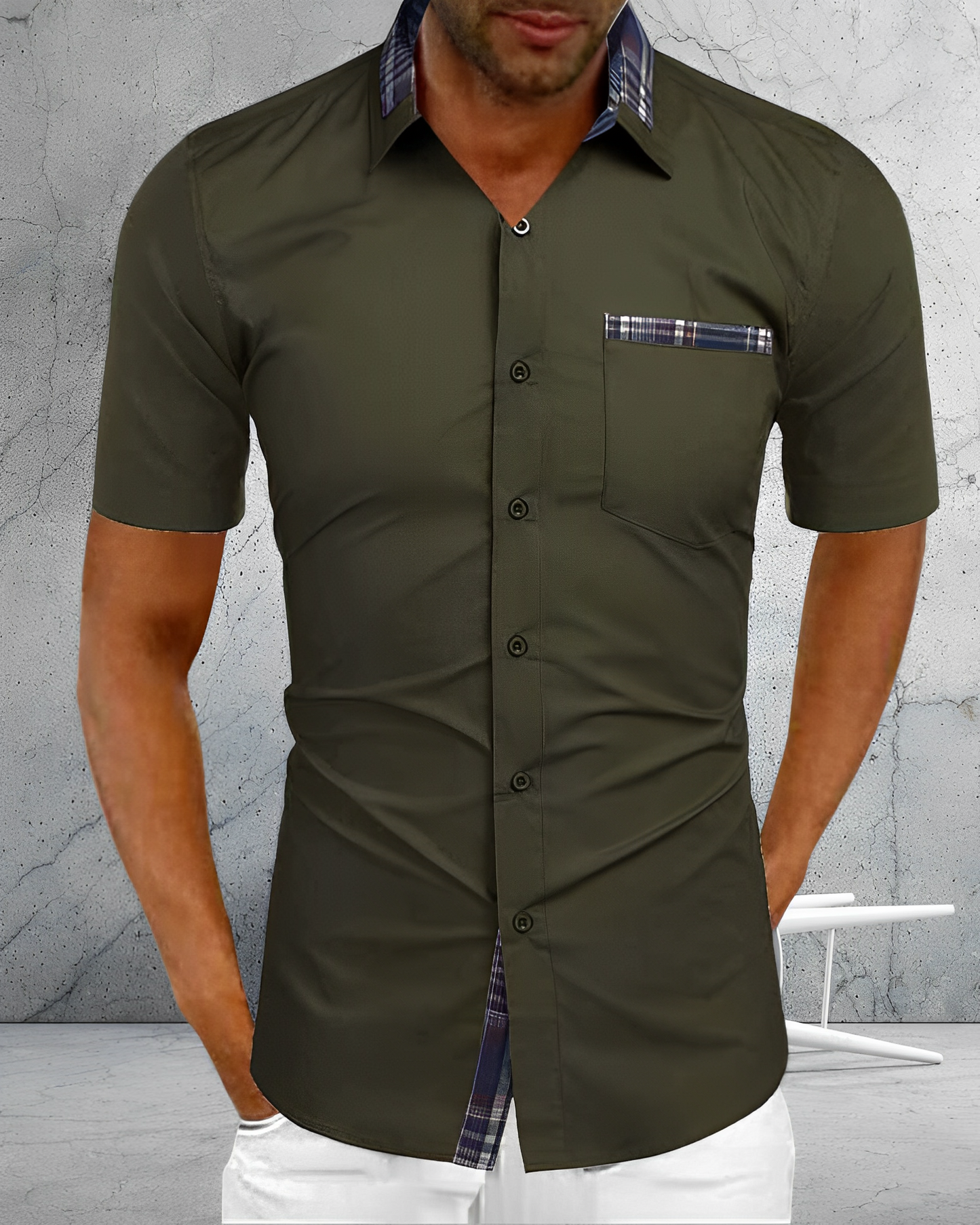 Theo – Camisa de Manga Corta para Hombre