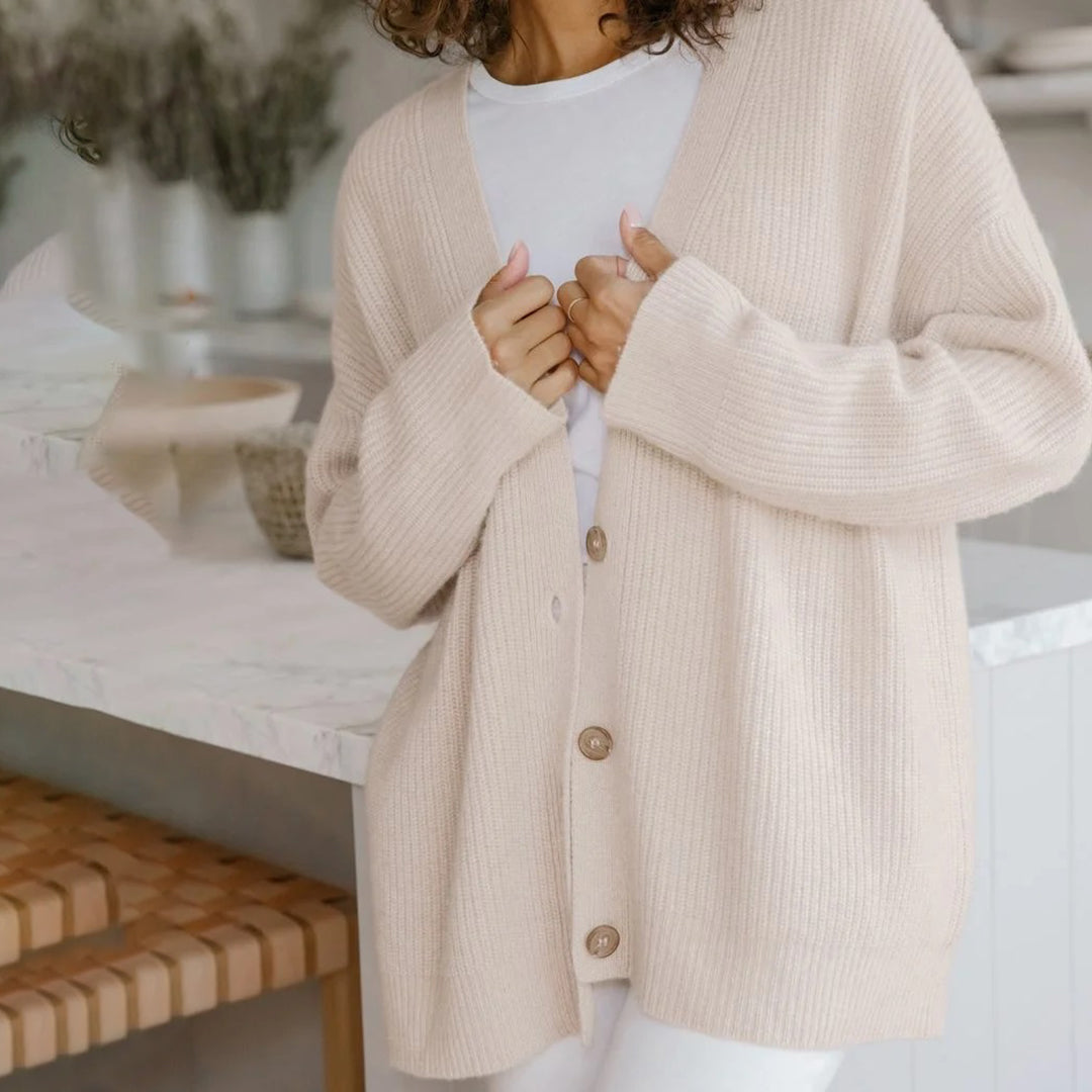 Leah – Cardigan de Cashmere Extra Largo