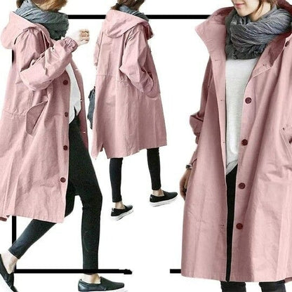 Maren – Trenchcoat Mujer Ligero Impermeable