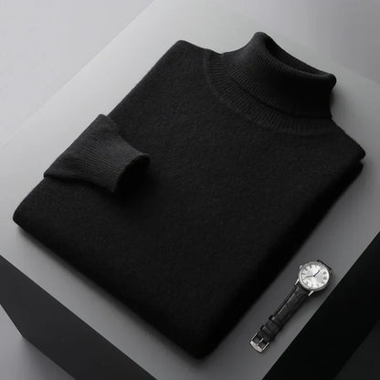Louis - Suéter de lana con cuello alto