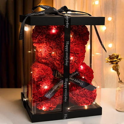 Adorbs – Osito de rosas en caja LED