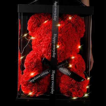 Adorbs – Osito de rosas en caja LED