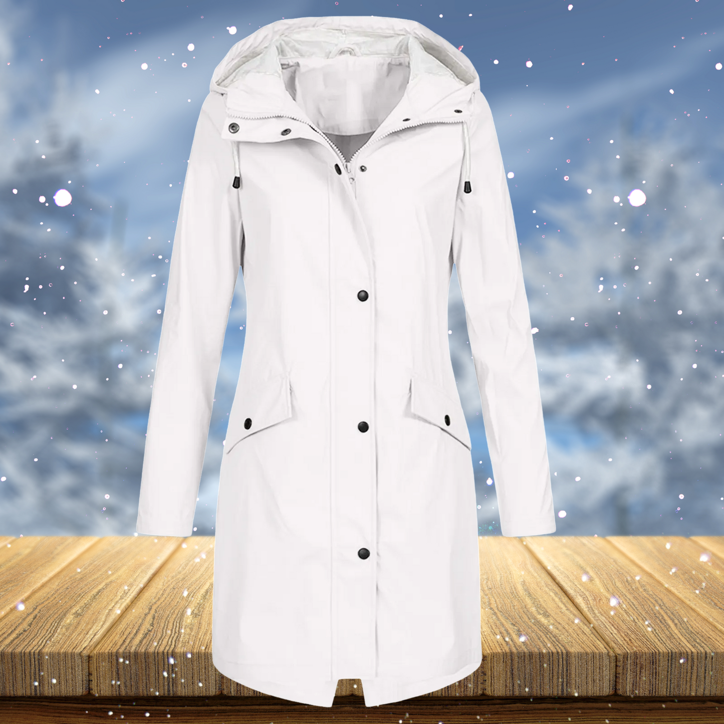 Zenith – Largo impermeable cortavientos