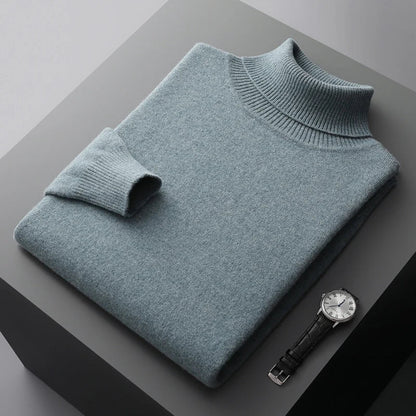 Louis - Suéter de lana con cuello alto