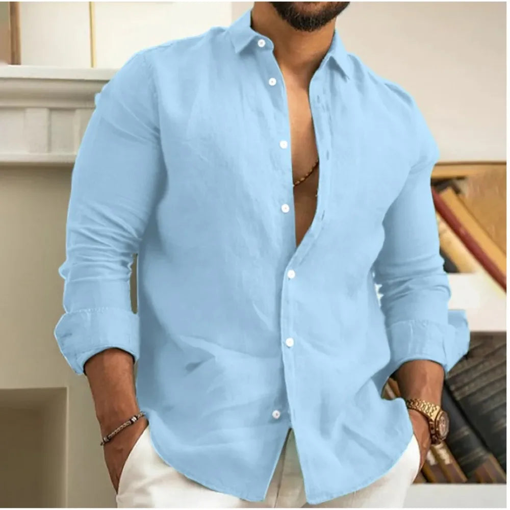 Ronie – Camisa de Lino Transpirable