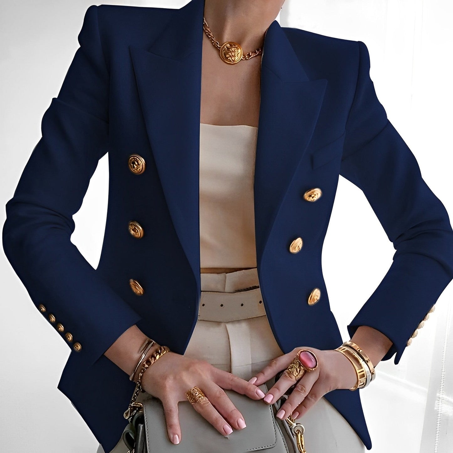 Dinero Antiguo - Blazer Elegante para Mujeres