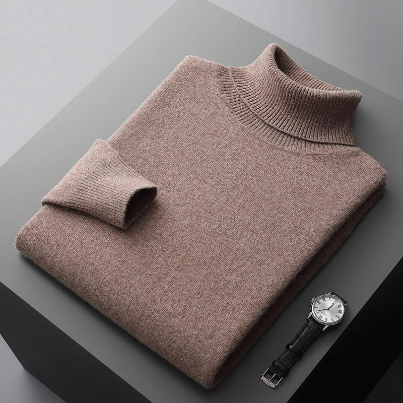 Louis - Suéter de lana con cuello alto