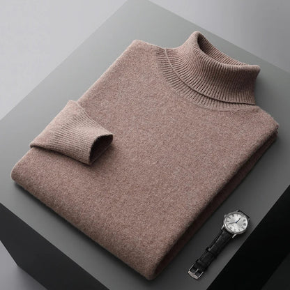Louis - Suéter de lana con cuello alto
